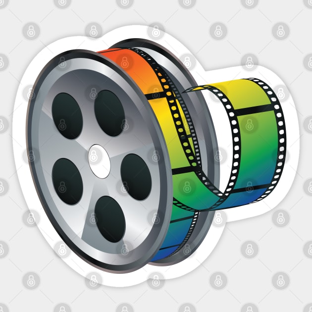 Movie Reel Sticker by AnnArtshock